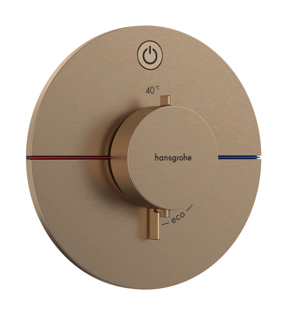 https://raleo.de:443/files/img/11eeea1f9f3dfe7092906bba4399b90c/size_l/Hansgrohe-HG-ShowerSelect-Comfort-S-Thermostat-Unterputz-fuer-1-Verbraucher-Brushed-Bronze-15553140 gallery number 1